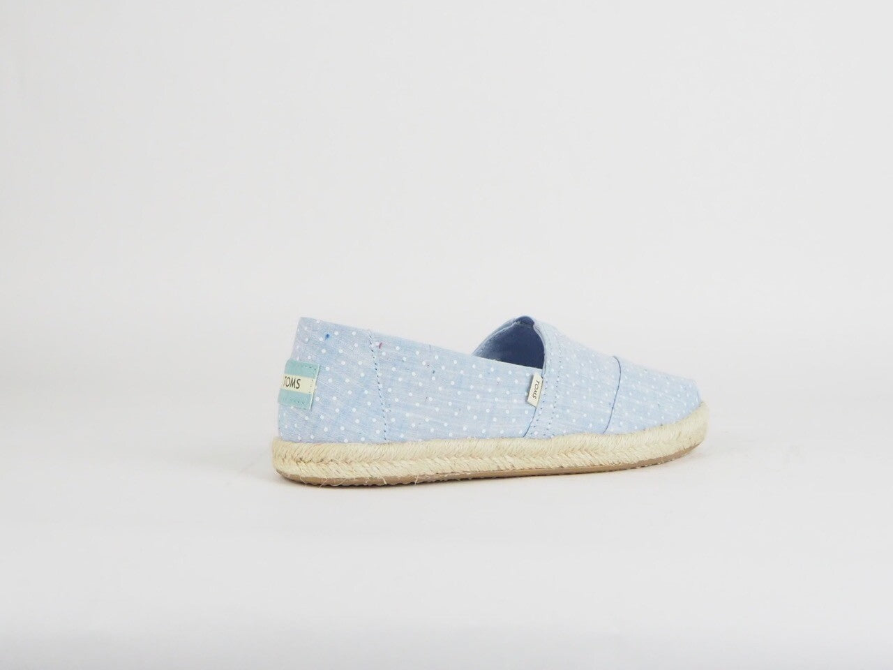 Womens Toms Classic Blue White Dot Flats Slip On Casual Summer Ladies Trainers