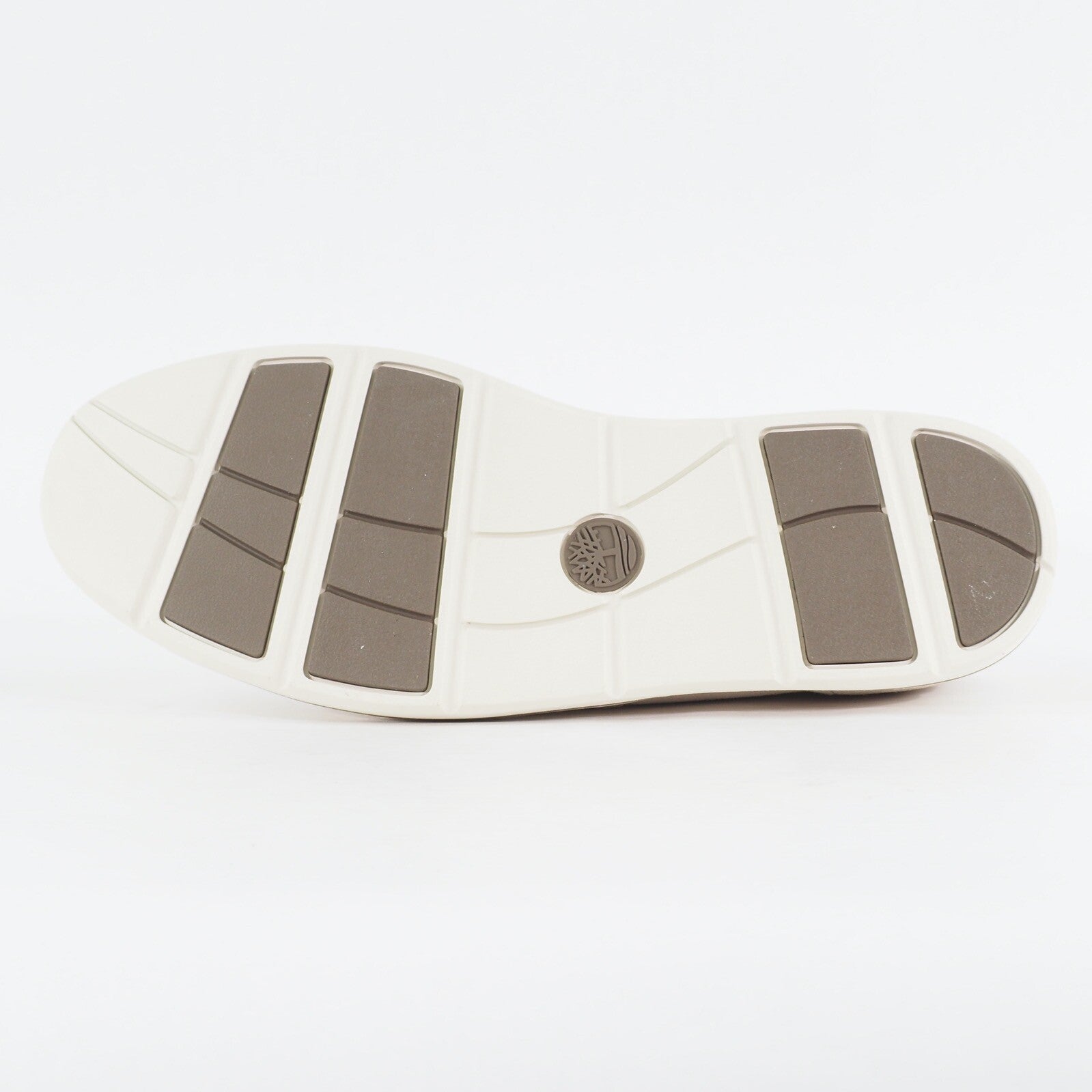 Mens Timberland Coles Point Plain A18YR Off White Leather Lace Up Casual Shoes