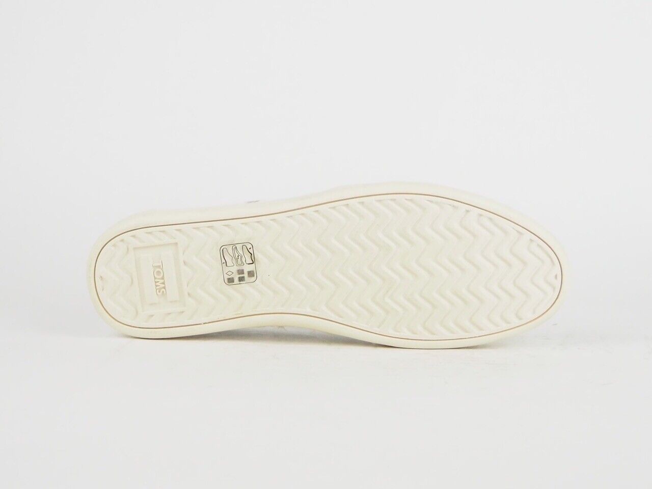 Womens Toms Deconstructed Alpargata White Gold Flats Slip On Trainers Uk 3.5