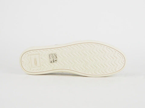 Womens Toms Deconstructed Alpargata White Gold Flats Slip On Trainers Uk 3.5