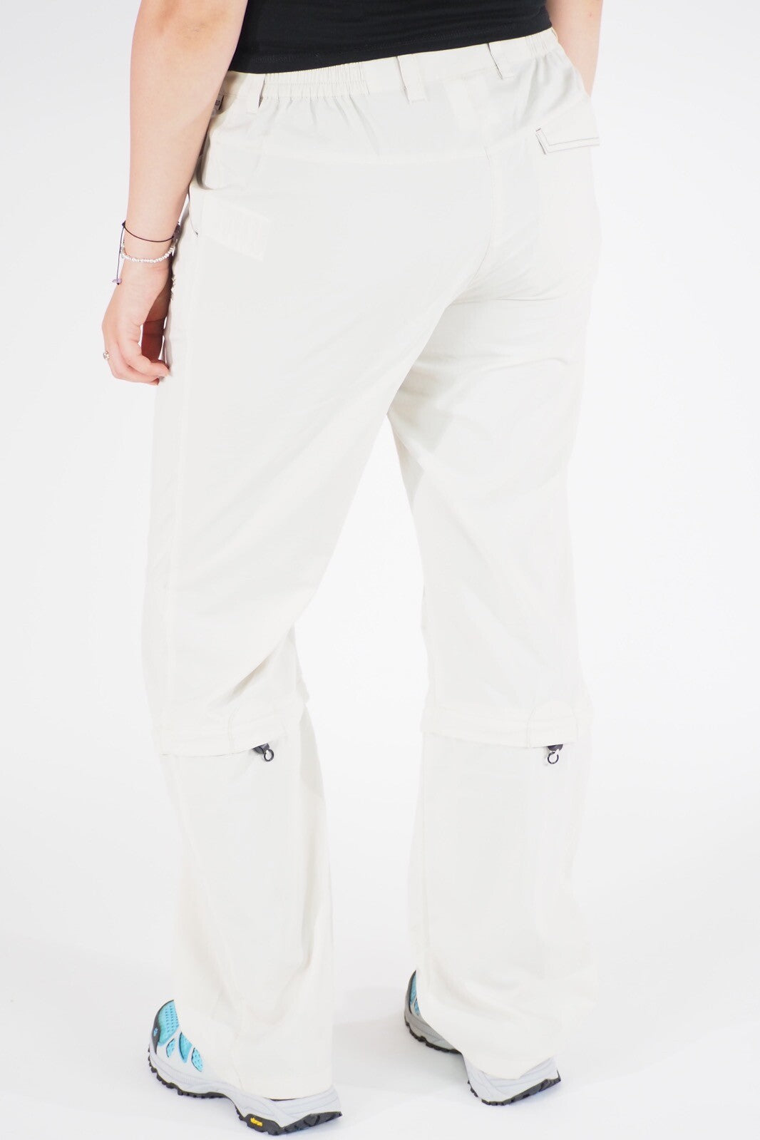 Womens Jack Wolfskin ZI 5007741 White Sand Windproof Stretch Hiking Trousers