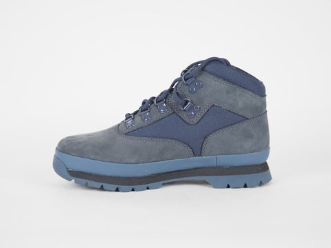 Juniors Timberland Euro Hiker A1718 Blue Leather Walking Hiking Chukka Boots