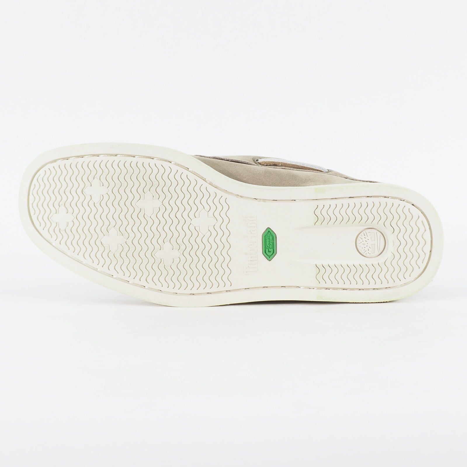 Mens Timberland Heritage 2 Eye 6366A Light Grey Leather Lace Casual Boat Shoes