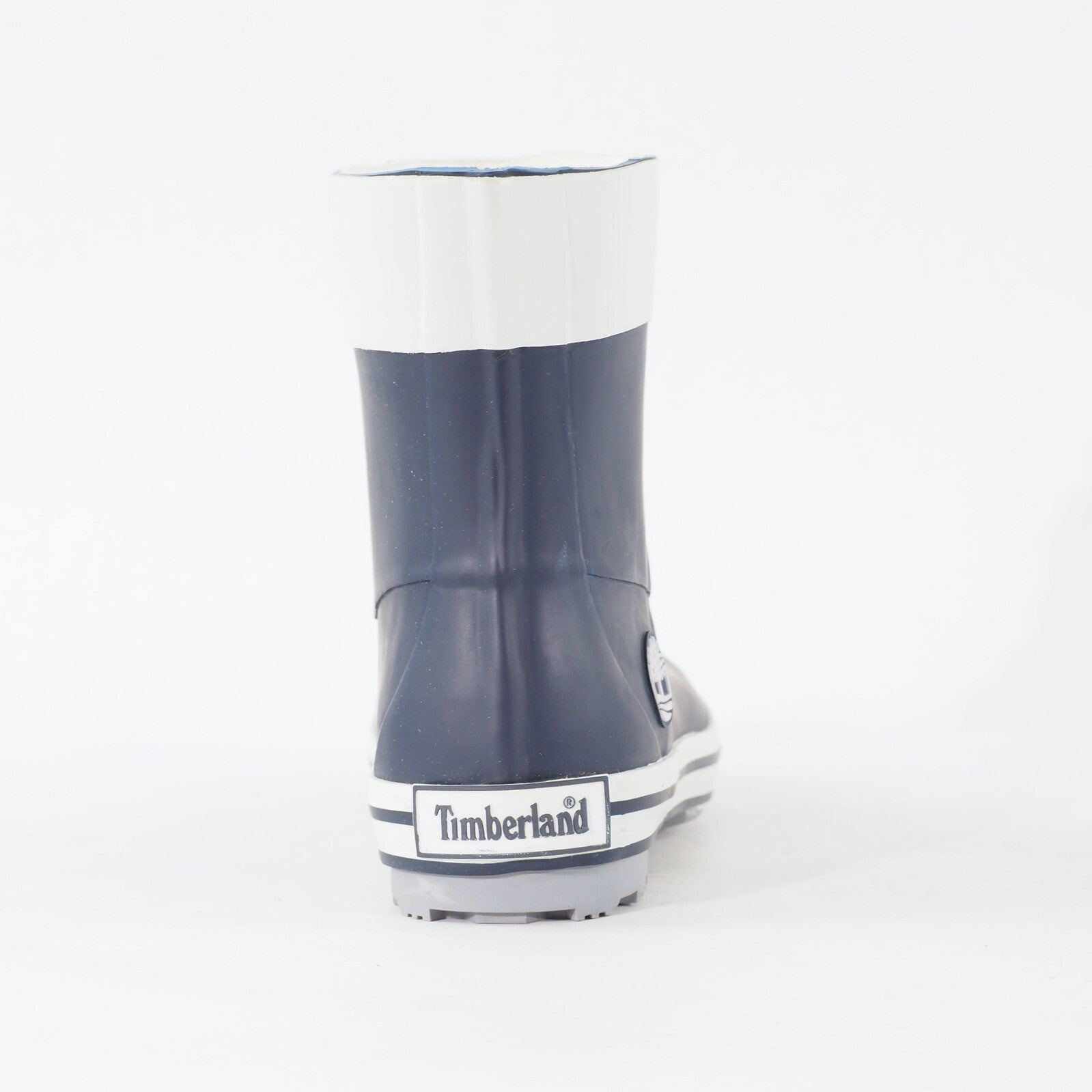 Junior Timberland 6 Inch Rainboot 81723 Navy Rubber Slip On Wellington Boots