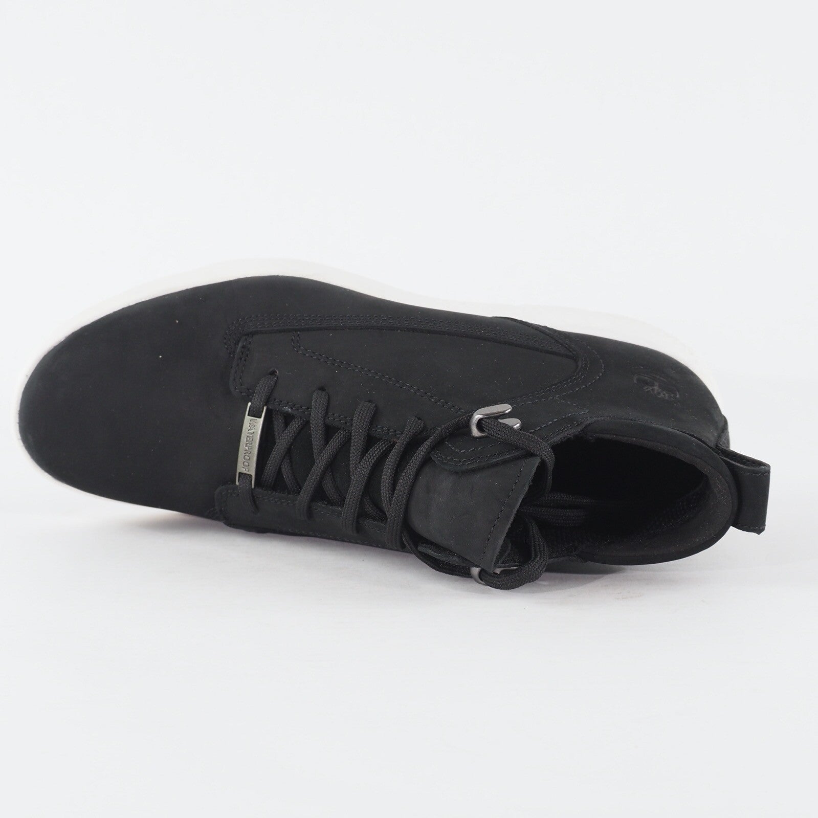 Womens Timberland FlyRoam A1S1V Black Leather Lace Up Casual Chukka Light Boots