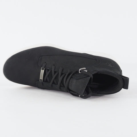 Womens Timberland FlyRoam A1S1V Black Leather Lace Up Casual Chukka Light Boots