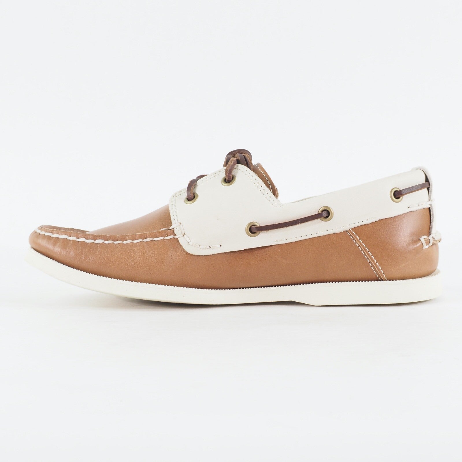 Mens Timberland Heritage 2 Eye Boat A13IC Brown Leather Lace Casual Boat Shoes