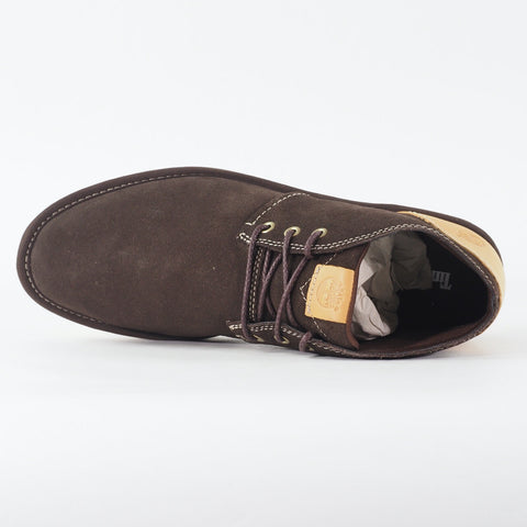 Mens Timberland City Shuffler Chukka A12K7 Dark Brown Leather Lace Casual Shoes