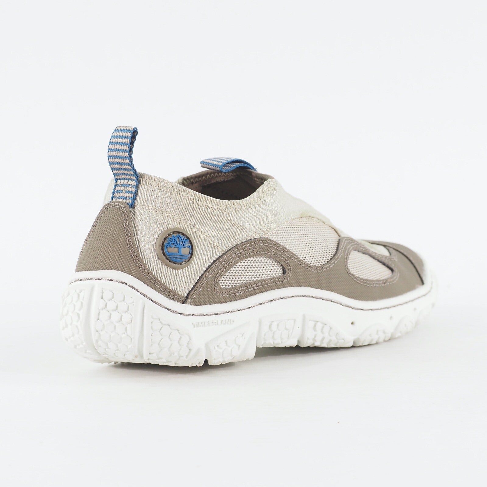 Mens Timberland Wake 30198 Tan Fabric Mesh Slip On Light Casual Trainers