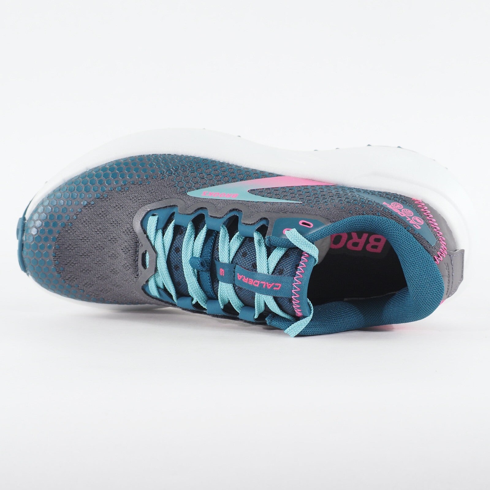 Womens Brooks Caldera 6 Pearl 120366 1B 068 Lace Up B Running Sports Trainers