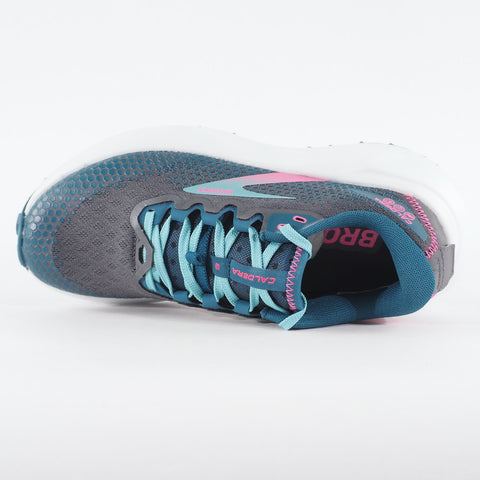 Womens Brooks Caldera 6 Pearl 120366 1B 068 Lace Up B Running Sports Trainers