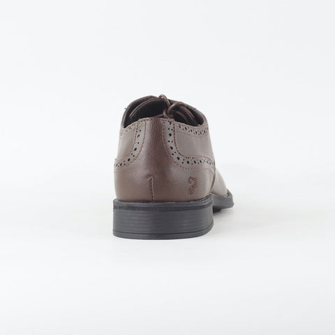 Mens Farah Classic Sherbourne FAC0008 Dark Brown Leather Lace Up Formal Shoes