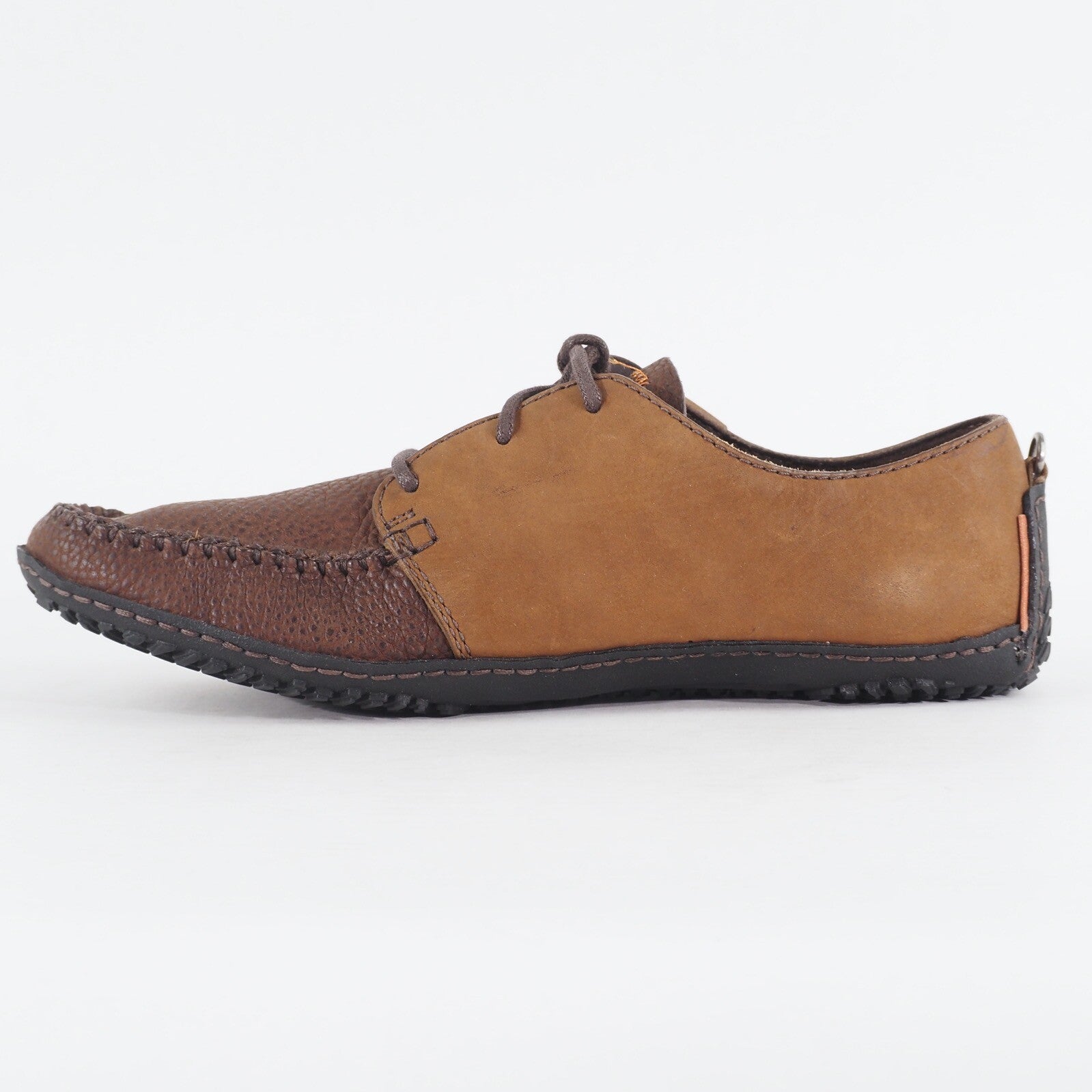 Mens Timberland City Endur Ox 66131 Medium Brown Leather Lace Up Casual Shoes