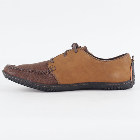 Mens Timberland City Endur Ox 66131 Medium Brown Leather Lace Up Casual Shoes