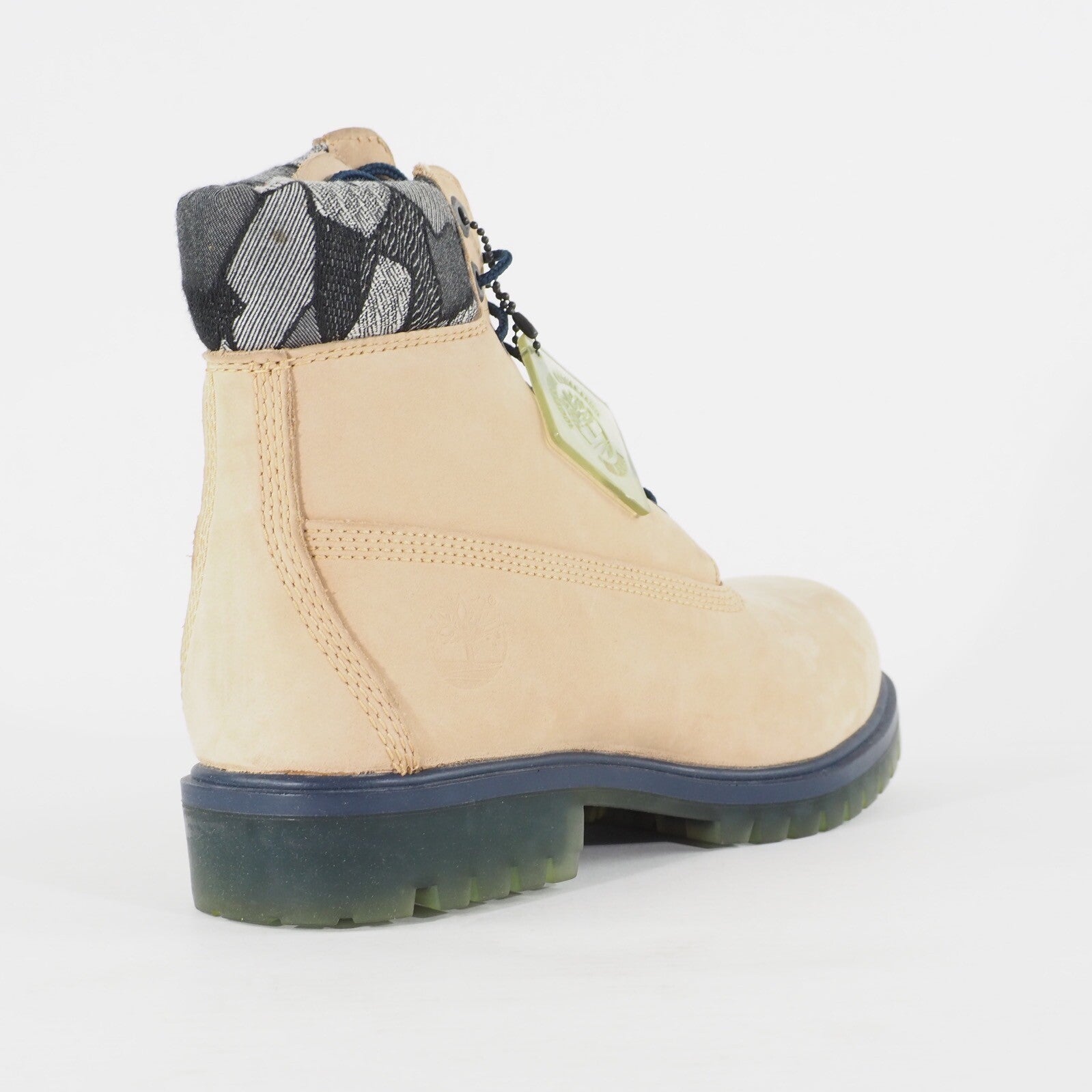 Mens Timberland 6 Inch Premium A1GEB Beige Leather Lace Up Casual Walking Boots