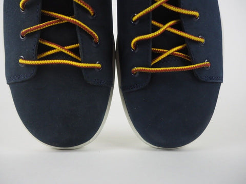 Mens Timberland Court Side Oxford A1GJ2 Navy Leather Lace Up Trainers