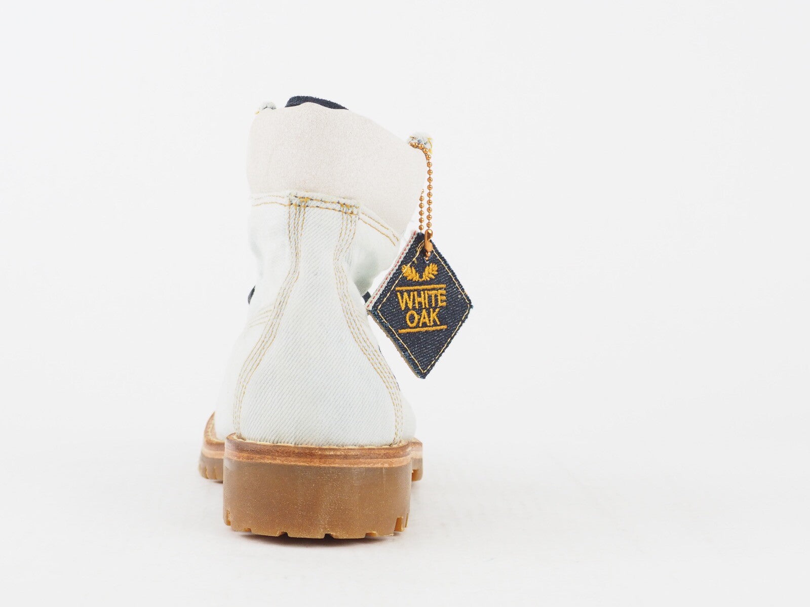 Womens Timberland 6In Premium Denim Blue Jeans A1G83 Lace Up Ankle Ladies Boots