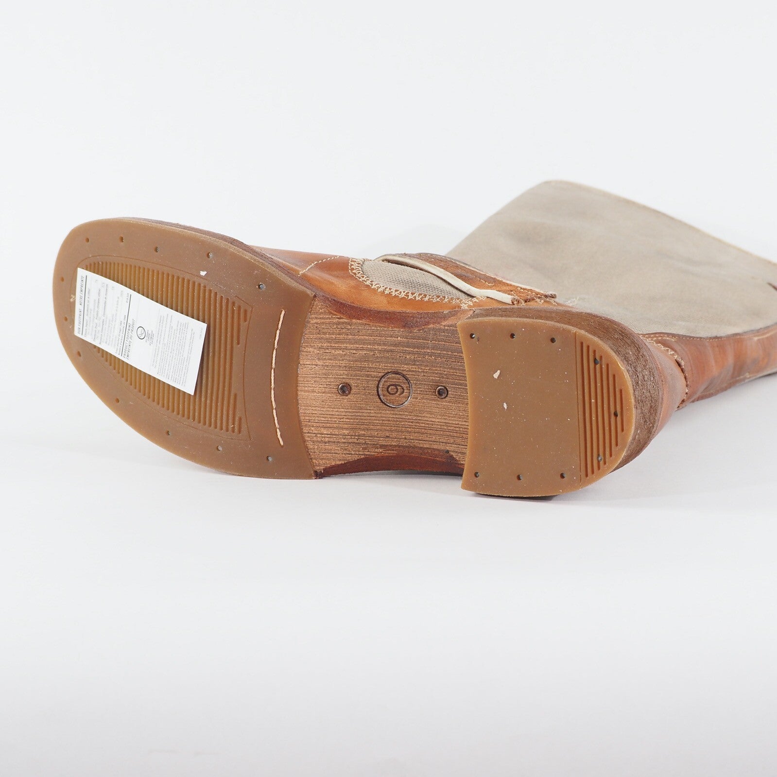 Womens Timberland Lucille 67622 Tan Leather Pull On Casual Tall Ladies Boots