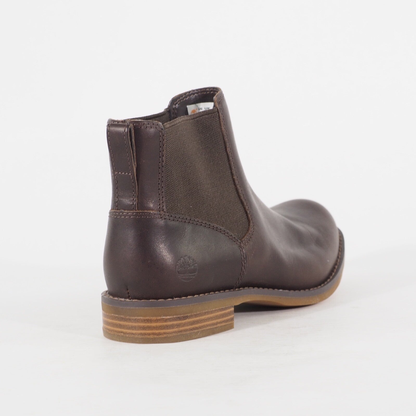 Womens Timberland Magby Chelsea A1KHW Brown Leather Pull On Casual Walking Boots