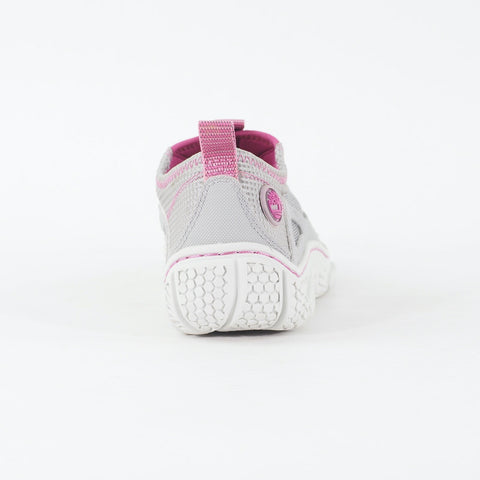 Womens Timberland Wake 58621 Grey Mauve Fabric Slip On Casual Trainer Shoes