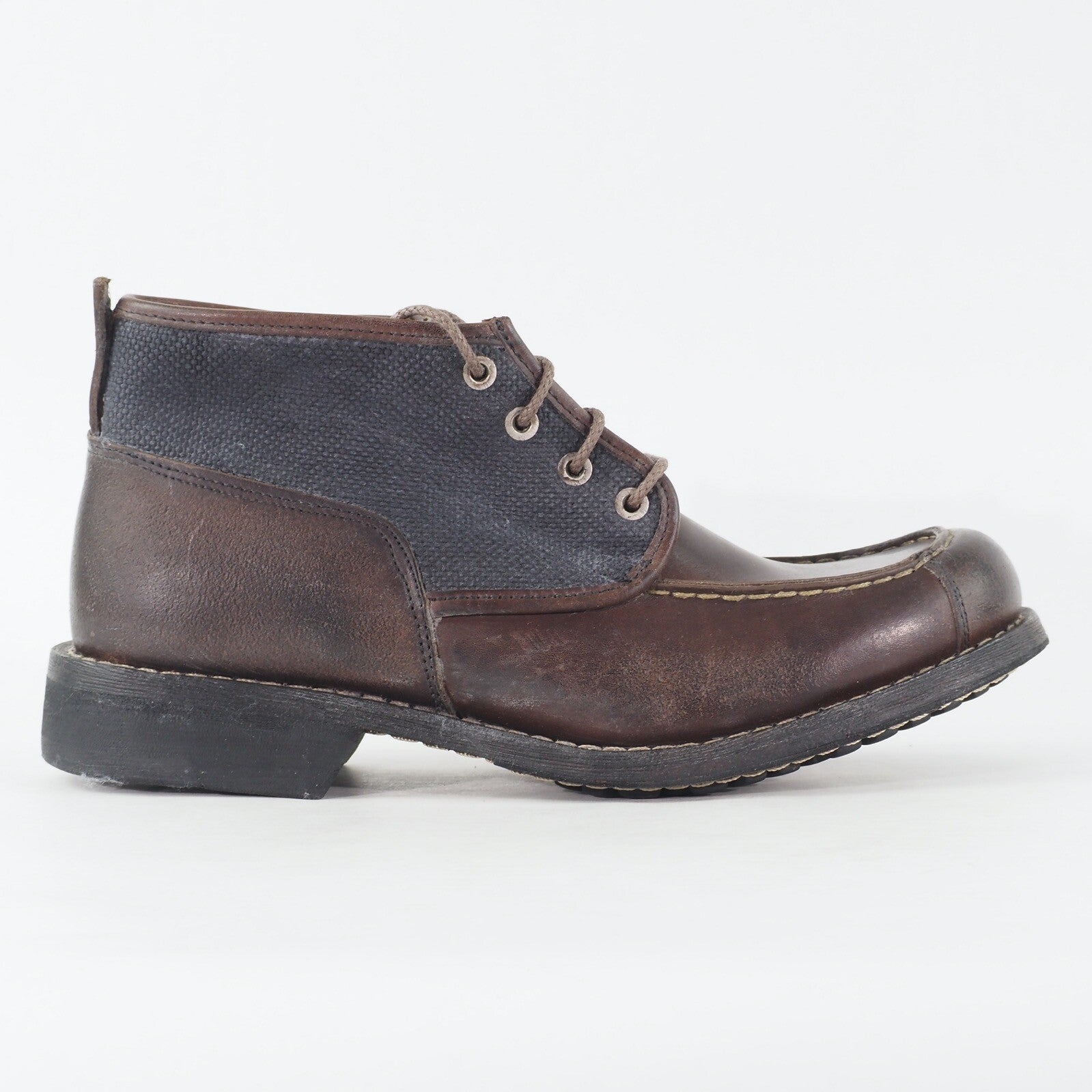 Mens Timberland Colrain Chukka 89568 Plum / Navy Leather Lace Up Casual Boots