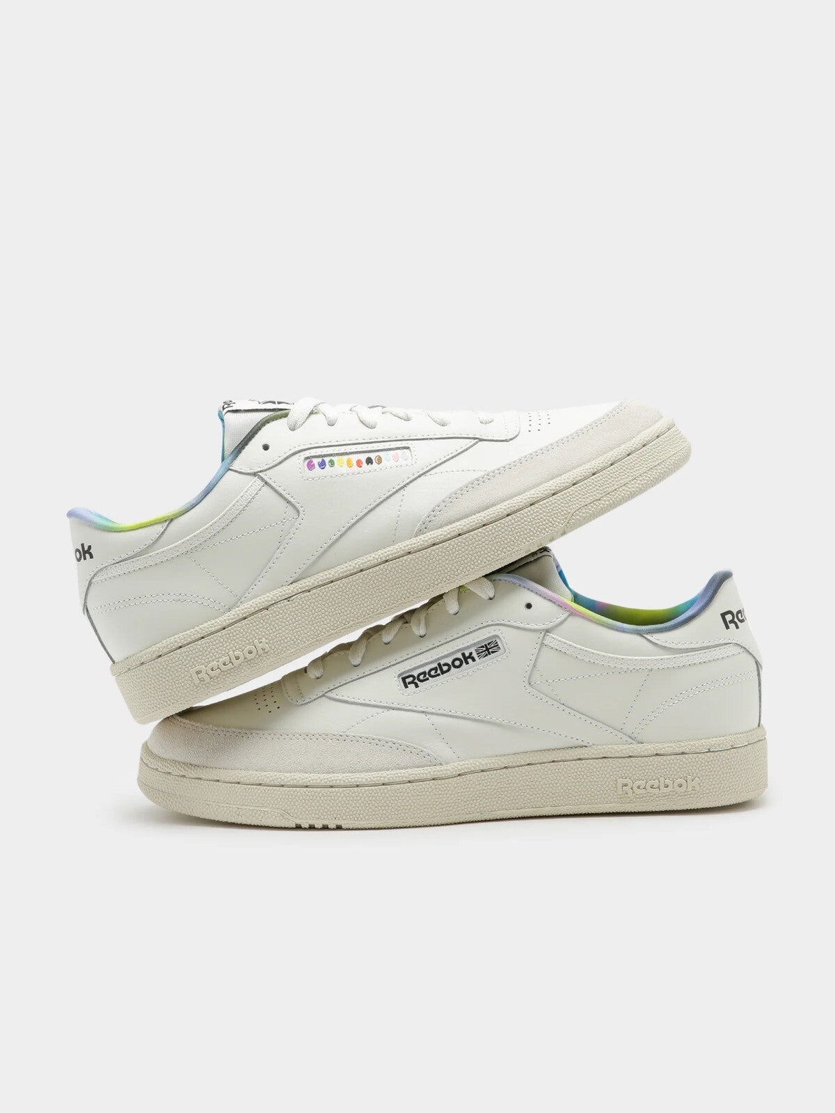 Unisex Reebok Club C 85 Leather Cream ID9425 Casual Walking Lace Up Trainers