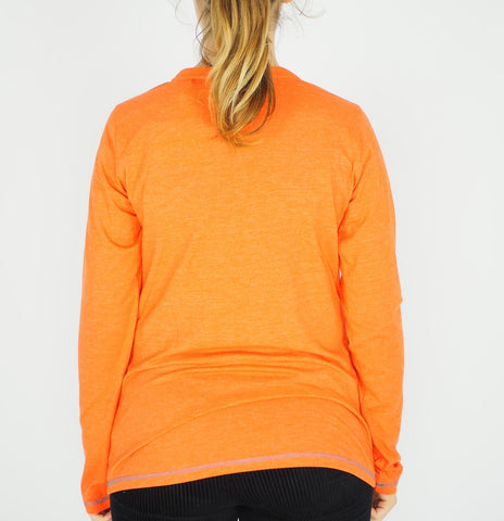 Womens Jack Wolfskin Heather 1804371 Watercress Blossom Casual Longsleeve Shirt