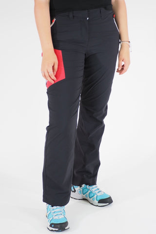 Womens Jack Wolfskin Prohike 1506141 Black Windproof Stretch Hiking Trousers