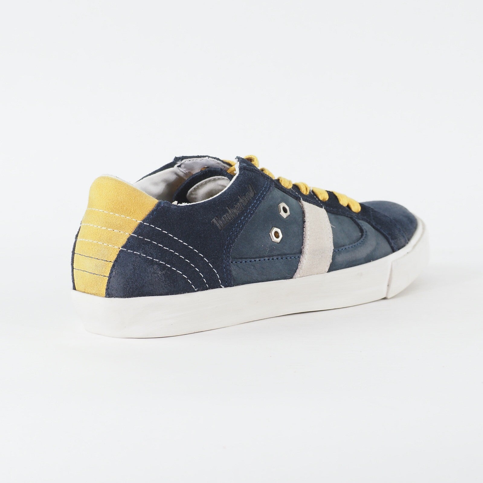 Mens Timberland EK Glastenbury Ox 9611A Navy Leather Lace Walking Casual Trainer