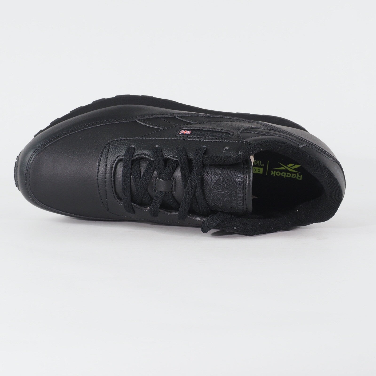 Mens Reebok CL Renaissance Wide 4E Black V67021 Lace Up Walking Casual Trainers