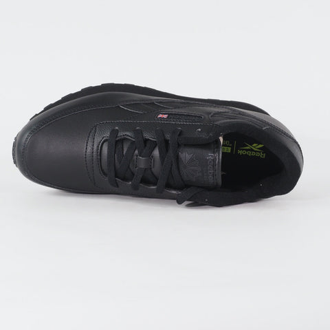 Mens Reebok CL Renaissance Wide 4E Black V67021 Lace Up Walking Casual Trainers