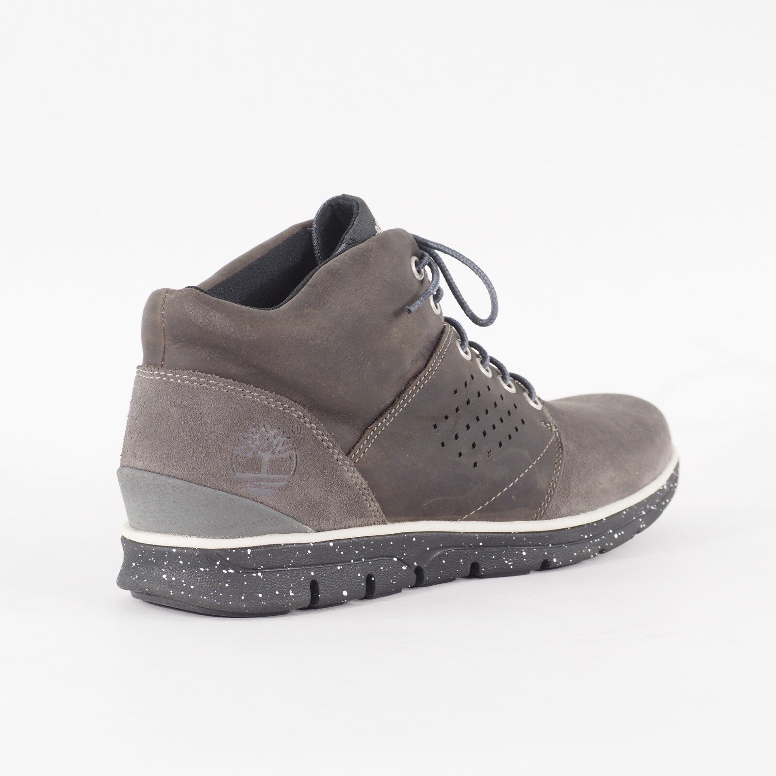 Mens Timberland Bradstreet Half Cab A14O7 Grey Leather Lace Up Casual Boots