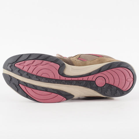 Womens Timberland Lincoln Peak 9007A Medium Brown Leather Lace Up Walking Shoes