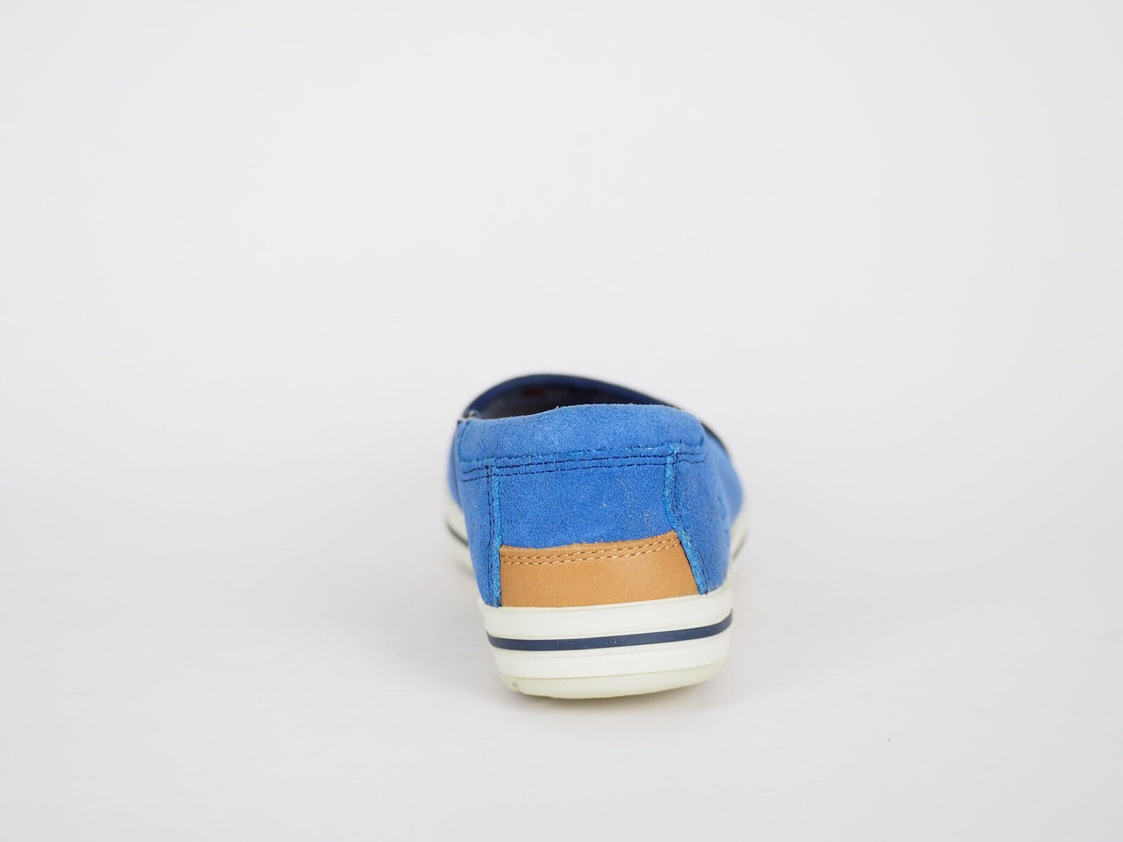 Womens Timberland EK Casco Bay 8829A Blue Leather Slip On Trainers
