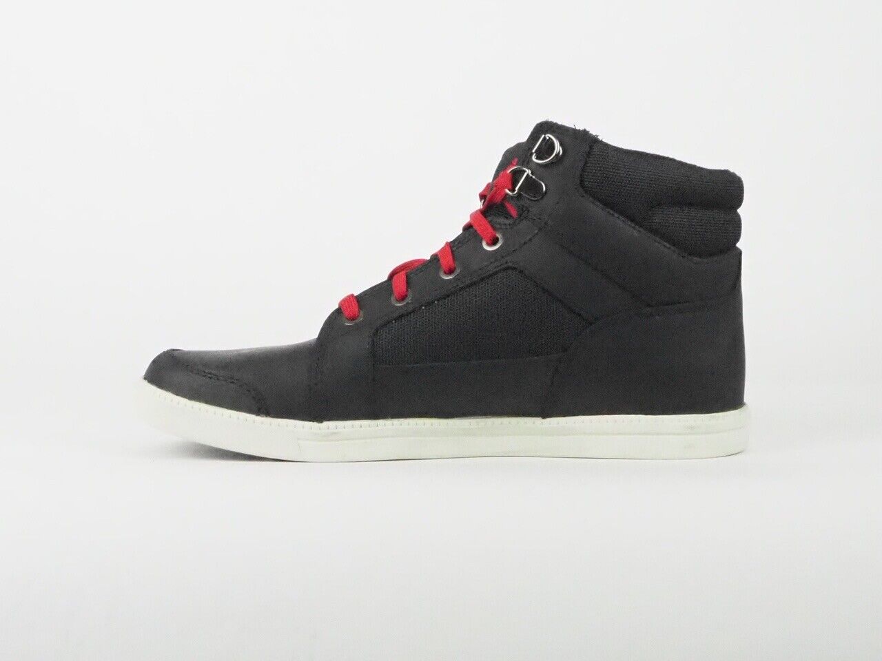 Mens Timberland Earthkeepers Newmarket 6903R Black Leather Hip Top Trainers