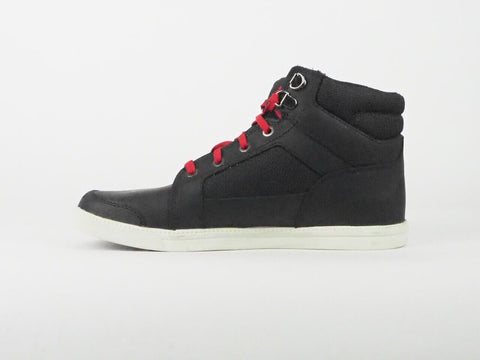 Mens Timberland Earthkeepers Newmarket 6903R Black Leather Hip Top Trainers