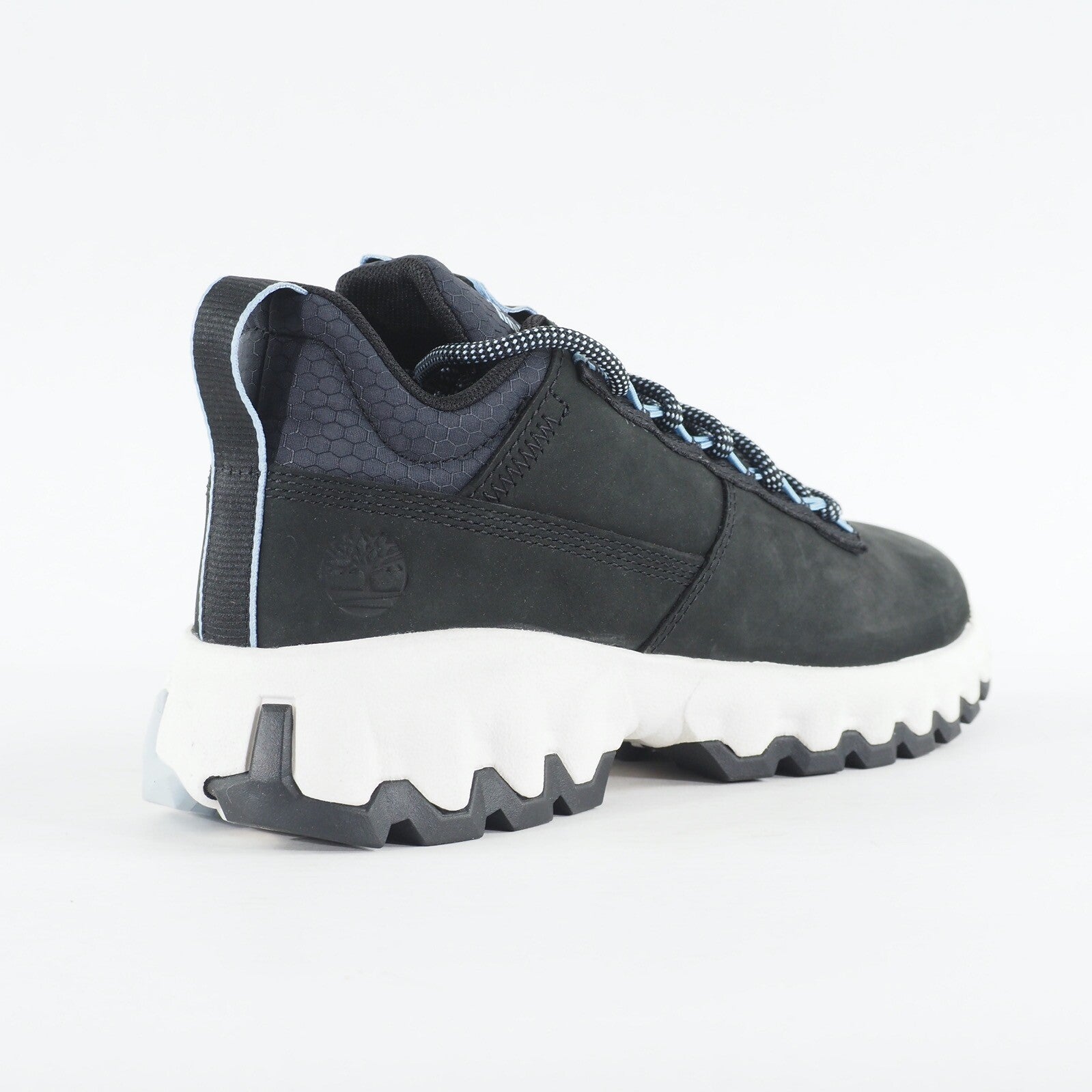 Womens Timberland TBL Edge Low A2G6C Black Nubuck Leather Lace Up Casual Shoes