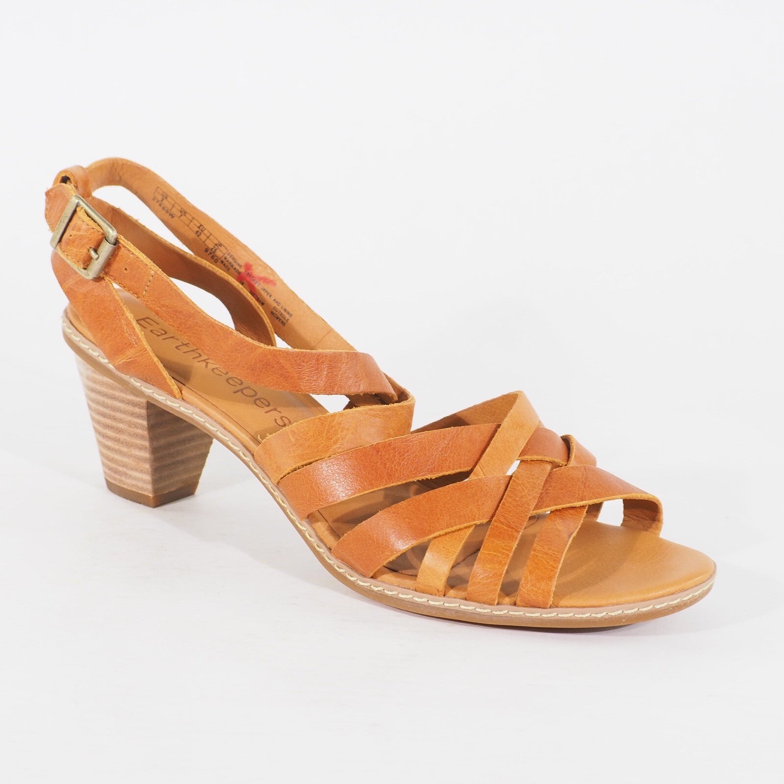 Womens Timberland Earthkeepers Heels 27689W Tan Leather Casual Walking Shoes