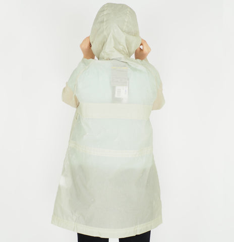 Womens Jack Wolfskin Tecnic 1305541 Dusty Grey Zip Up Windproof Hooded Parka