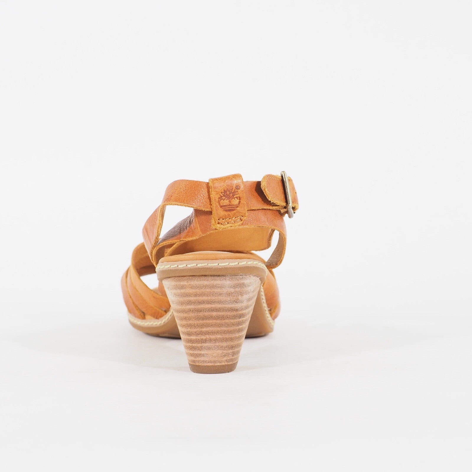 Womens Timberland Earthkeepers Heels 27689W Tan Leather Casual Walking Shoes