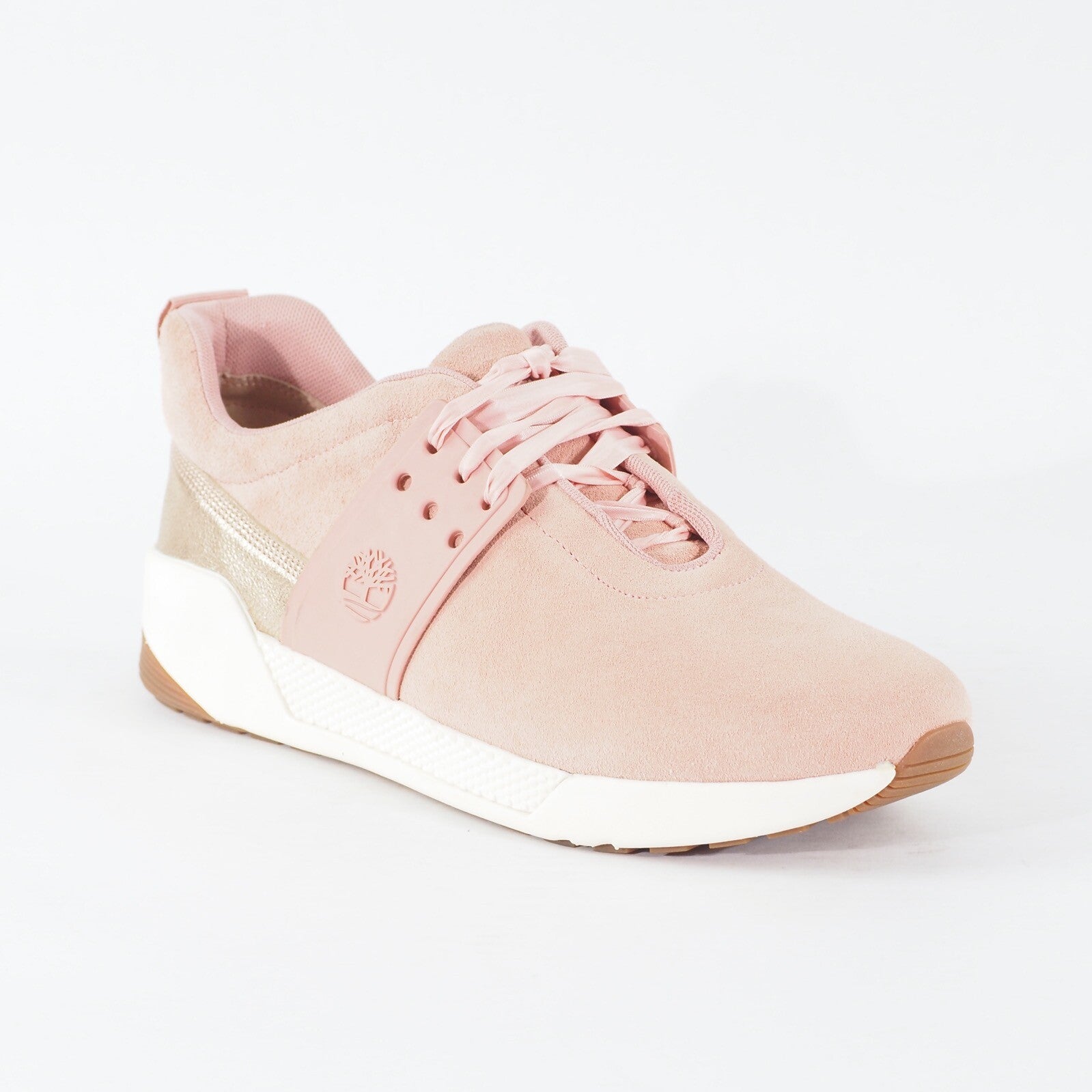 Womens Timberland Kiri Up Oxford A1TZW Rose Tan Leather Lace Up Casual Trainers