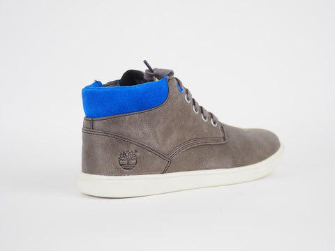 Boys Timberland Earthkeepers A15SW Grey Leather Casual Lace Up Kids Shoes