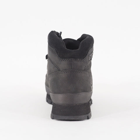 Womens Timberland Euro Hiker A17YH Black Leather Lace Up Walking Boots