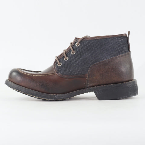 Mens Timberland Colrain Chukka 89568 Plum / Navy Leather Lace Up Casual Boots