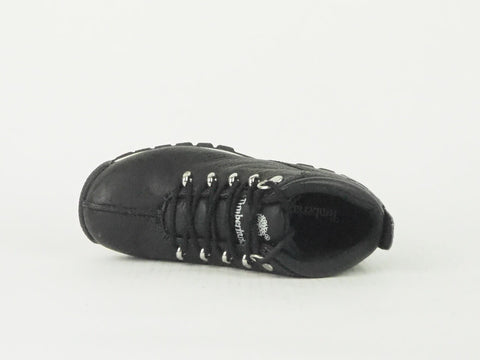 Boys Timberland Splitrock Hiker 96773 Black Leather Boys Lace Up Boots 