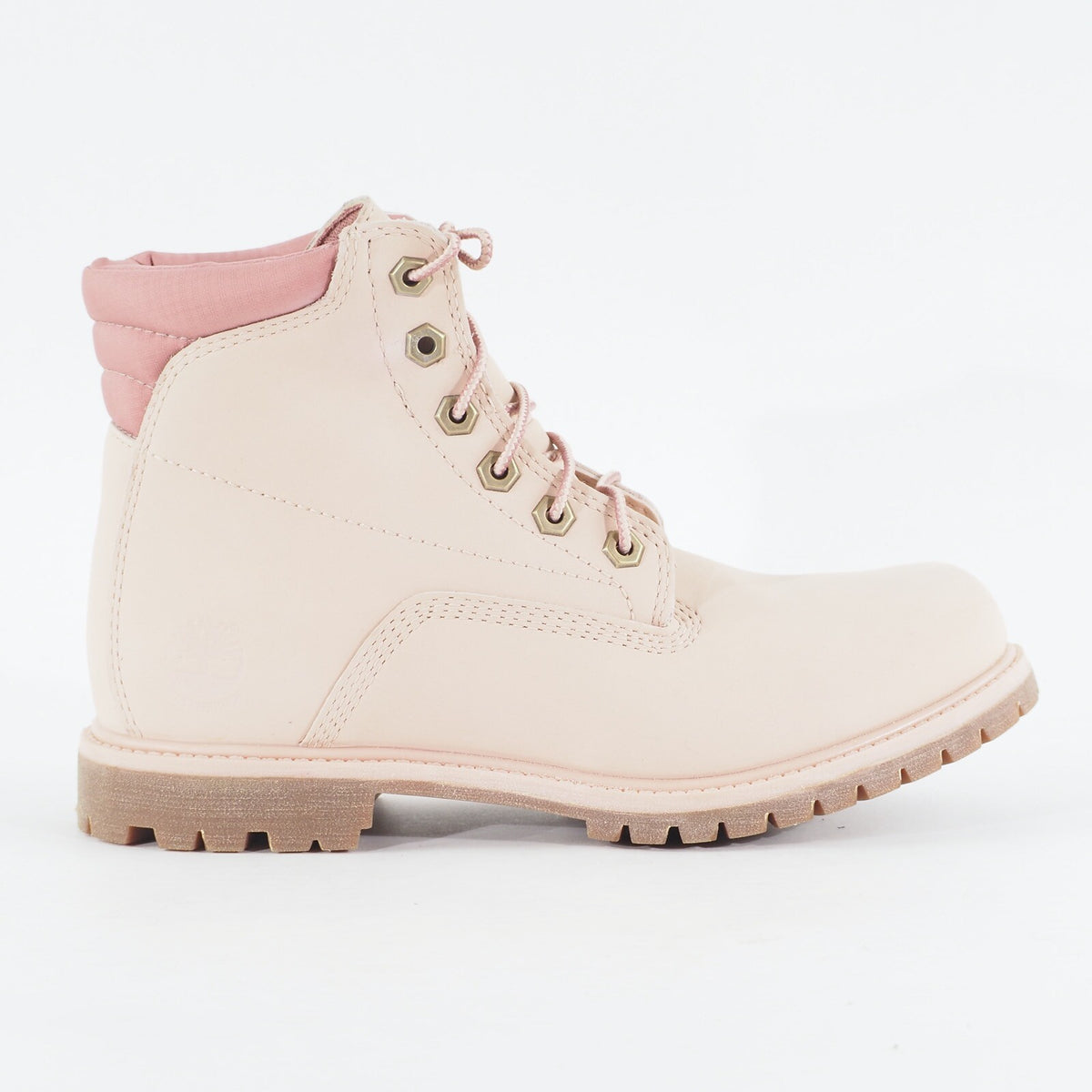 Womens Timberland Waterville 6 Inch A1QT5 Light Pink Leather Waterproof Boots