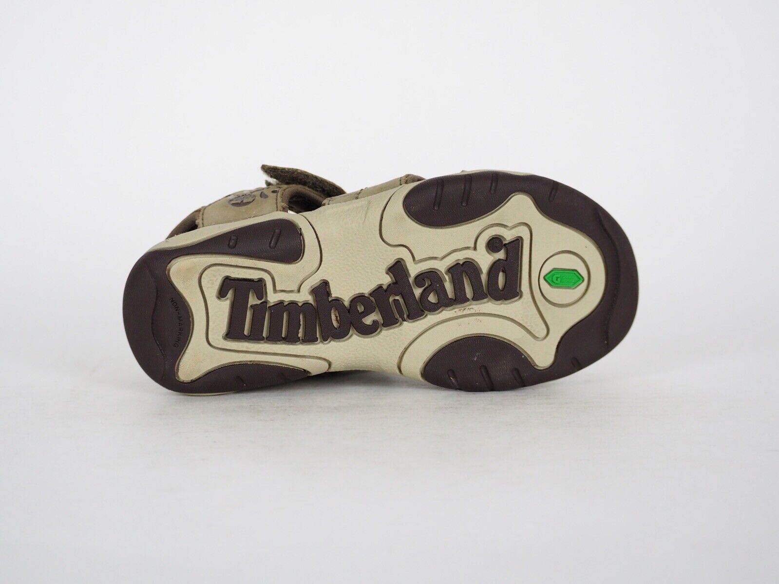 Boys Timberland Oak 1283A Light Brown Leather Casual Summer Shoes Kids Sandals