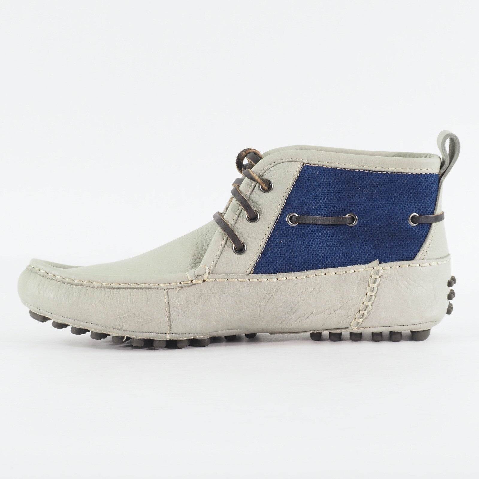 Mens Cole Haan Air Grant 2 Eye C09955 Sage Blue Leather Canvas Chukka Boots