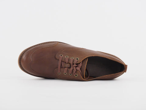 Womens Timberland Classic 8547A Brown Leather Oxford Shoes Casual Lace Up Shoes