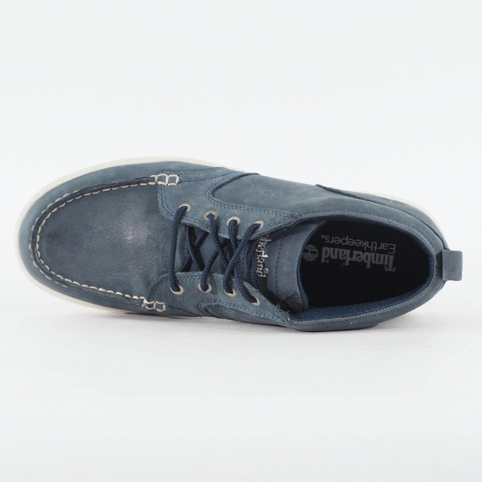 Mens Timberland EK Newmarket Chukka 6436A Dark Blue Leather Lace Up Casual Boots